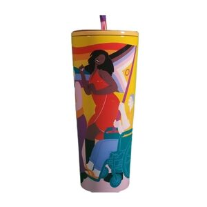 Starbucks Sofie Birkin Colorful 24oz Tumbler with Straw